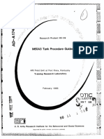 M60A3 Tank Procedure Guides