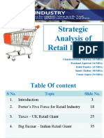 Strategic Analysis of Retail Industry