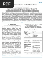Design and Analysis of Vertical Axis Wind Turbine Rotors: MD. Saddam Hussen, Dr. K. Rambabu, M. Ramji, E. Srinivas
