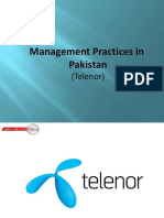 Management Practice of Telenor