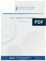 FitSM Document Objectives and Activities