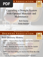 Upgrading A Draught System With Optimal Materials and Maintenance