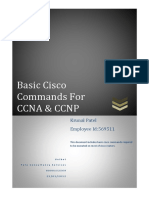 Cisco Commands For CCNA-CCNP PDF