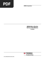 TEREX MOBA Matic Big Ski Installation Manual 23562