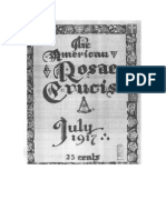 AMORC-The American Rosae Crucis 16 Julio 1917 Completo Traducido Al Español