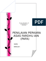 Buku Penilaian Pafa Skkem 18