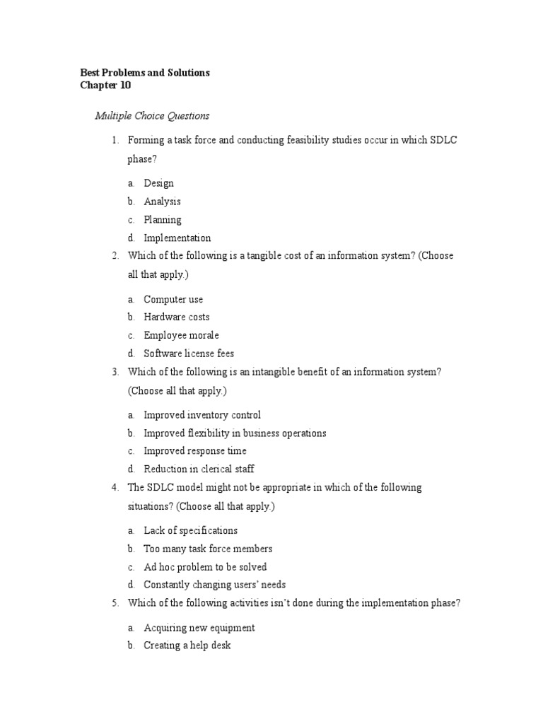 SDLC & Prototyping Study Guide | PDF | Software Development Process ...