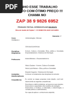 Tenho Esse Trabalho Pronto Com Ótimo Preço