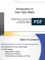 Introduction To Use Case Maps: Daniel Amyot, Gunter Mussbacher