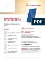 Canadian Solar Datasheet MaxPower CS6U P 1500V V5.52en