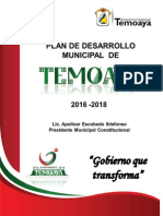 Plan de Desarrollo Municipal Temoaya 2016-2018 1