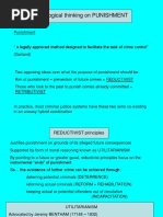 Theories of Punishment