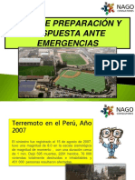 Plan de Preparación y Respuesta Ante Emergencias