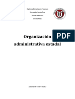 Organización Administrativa Estadal