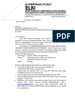 001 Surat Pemberitahuan Rakernas XIII Kirim DPW DPC