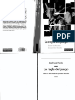 Pardo, José Luis - La regla del juego. Sobre la dificultad de aprender filosofía.pdf