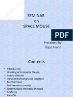 Seminar On Space Mouse: Presented By-Rajat Anand