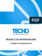Modelo de Intervención TECHO Chile 20161
