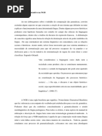 Antes de Nos Debruçarmos Sobre o Trabalho de Comparação Das Gramáticas