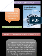 Organisational Behaviour Organisational Behaviour: CMS, Section F, Iiird Semester CMS, Section F, Iiird Semester