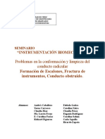 Formación de escalones en conductos radiculares