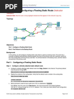 6.4.3.4 Packet Tracer - Configuring a Floating Static Route Instructions - CCNAv6.com.pdf