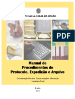 Manual de Procedimentos de Protocolo Expedicao e Arquivo