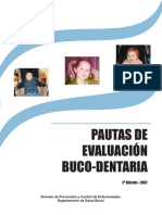 Pautas de Evaluación Bucodentaria