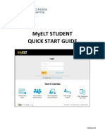 MyELT Student Quick Start Guide PDF