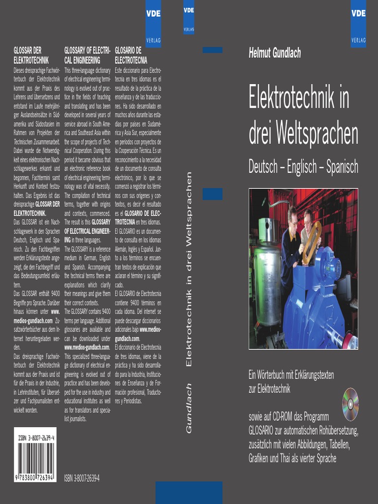 Elektrotechnik in Drei Weltsprachen PDF