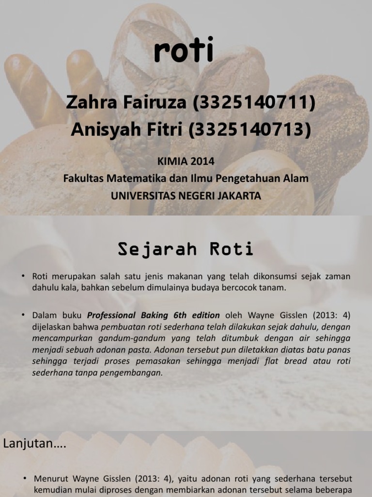 Sejarah dan Proses Pembuatan Roti | PDF | Kesehatan Holistik