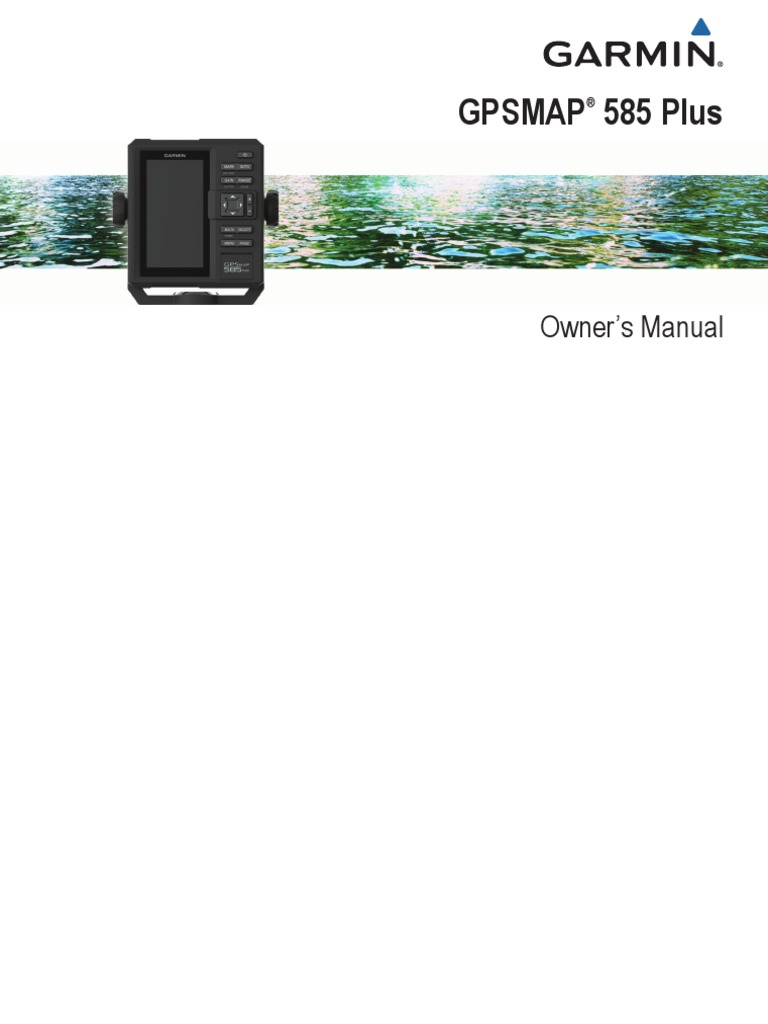 Gpsmap 585 Plus 0a Om | PDF | Sonar | Zoom Lens