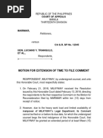 Motion For Extension of Time To File Answer and Notice of Appearance ...
