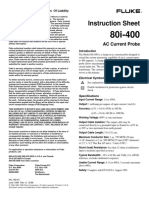 Instruction Sheet: AC Current Probe