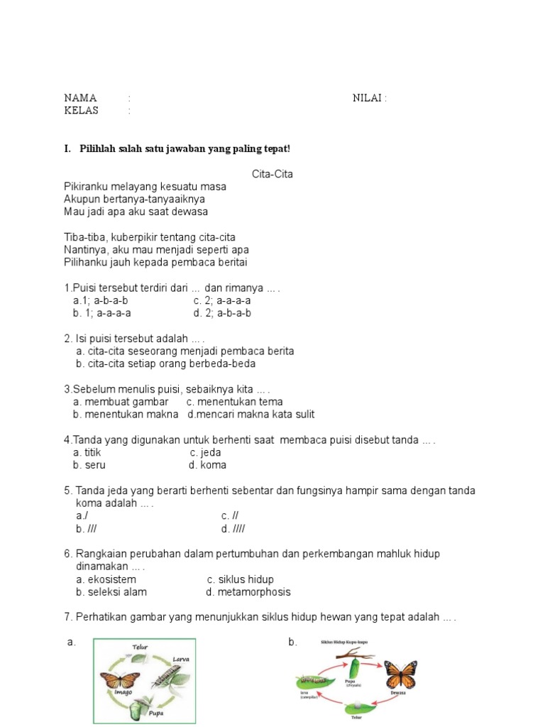 Soal Uts Sem 2