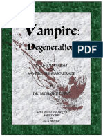 Vampire Degeneration Rulebook