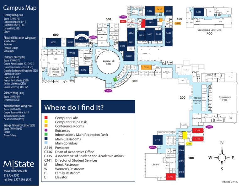 Fergus Falls Campus Map Overview | PDF | Students | Further Education