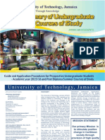 UTechJA - Summary of Undergraduate Courses of Study