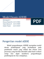 Model Desain ADDIE