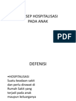 KONSEP HOSPITALISASI