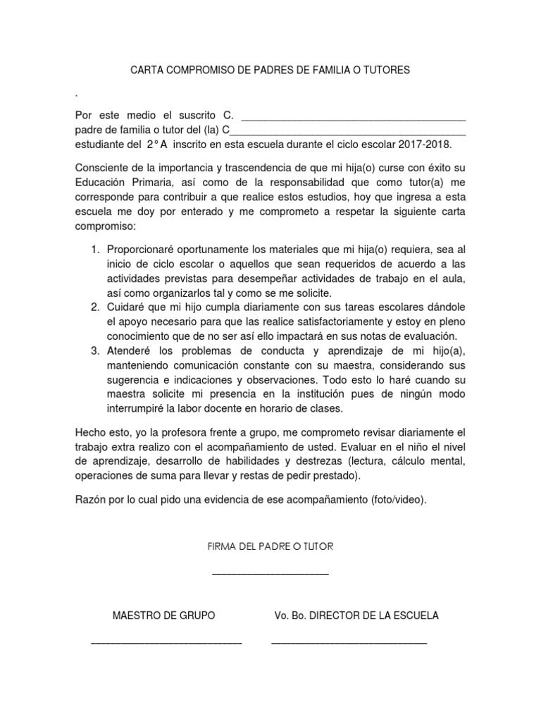 Compromiso de Padres en Educación Primaria | PDF | Crecimiento personal ...