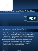 Global - Marketing & GVC