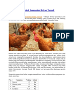 Ramuan Alami Untuk Fermentasi Pakan Ternak Ayam