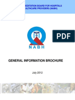 General Information Brochure: National Accreditation Board FOR Hospitals & Healthcare Providers (NABH)