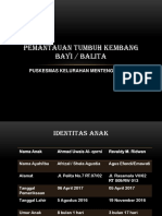 Pemantauan Tumbuh Kembang Bayi