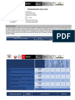 Programación Curricular de Tercer Grado de Secundaria