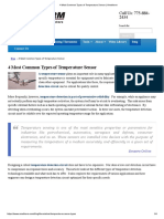 4 Most Common Types of Temperature Sensor - Ametherm