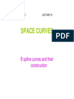 Space Curves: B Spline Curves and Their Construction