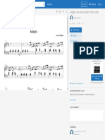 Adagio Secret Garden Piano Solo - Sheet Music For Piano and Keyboard - MuseScore