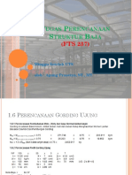 Tugas Perencanaan Struktur Baja Materi Kuda-Kuda, Lantai Dan Balok - PDF